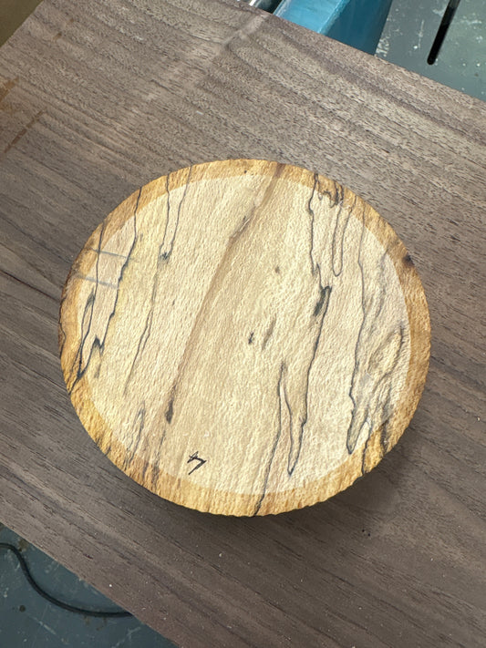 Spalted Beech Bowl Blank SBB04 — 130x60mm