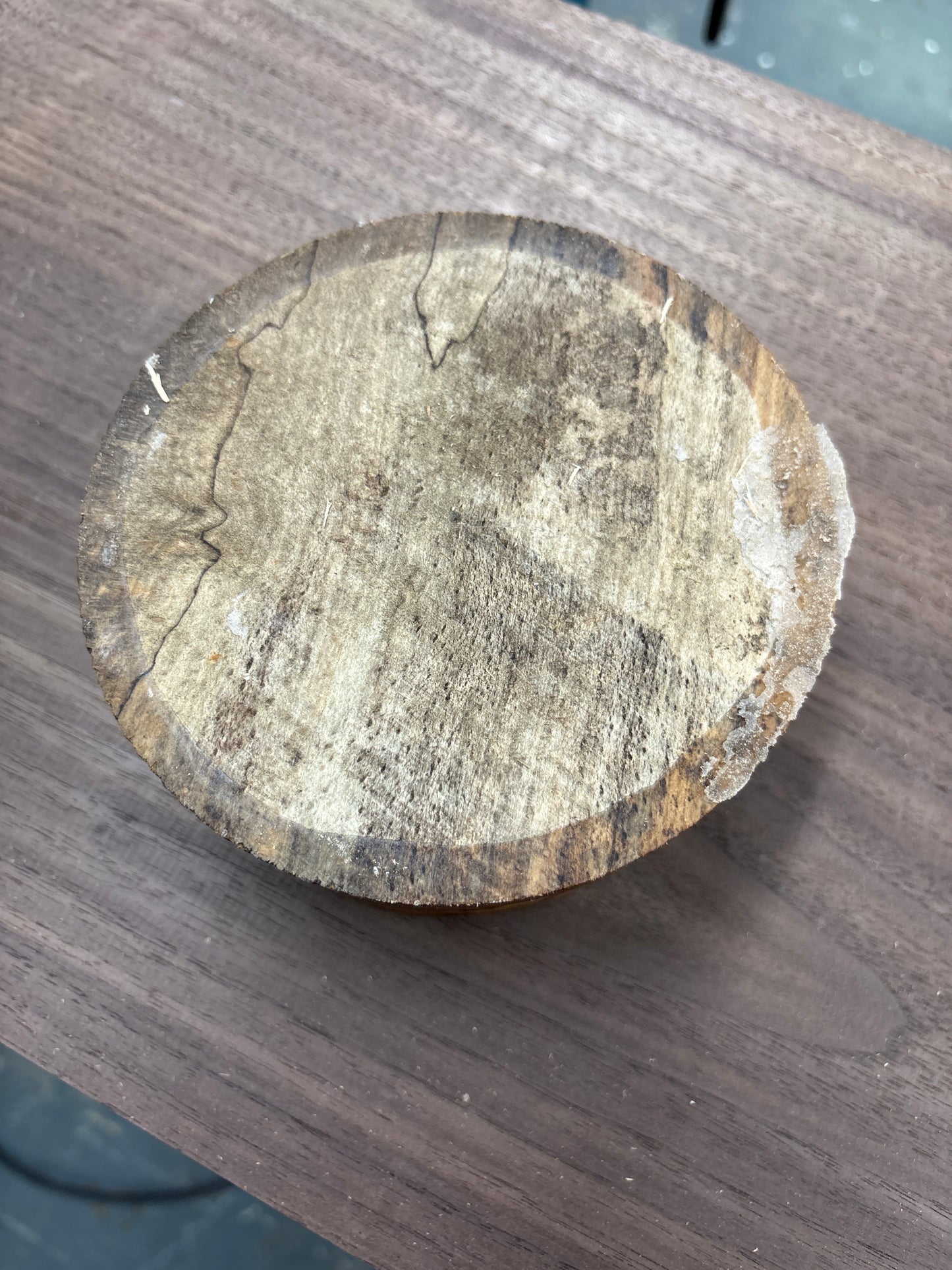 Spalted Beech Bowl Blank SBB04 — 130x60mm