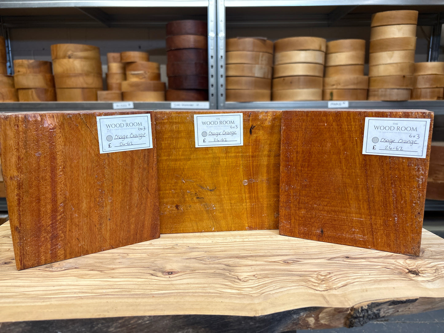 Osage Orange Bowl Blanks