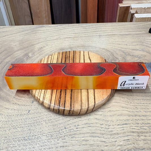 Indian Summer Acrylic Pen Blank — Chestnut Products