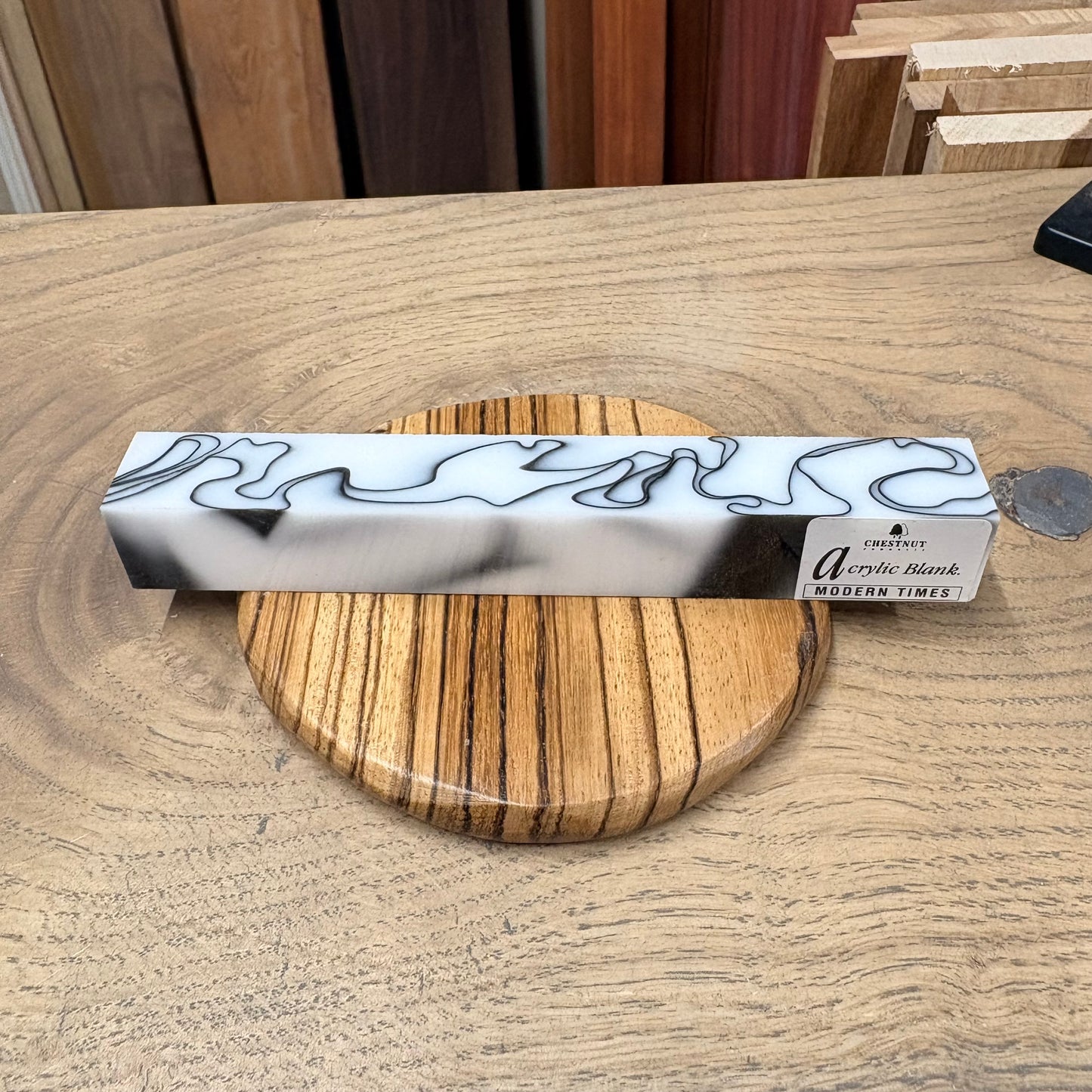 Modern Times Acrylic Pen Blank — Chestnut Products