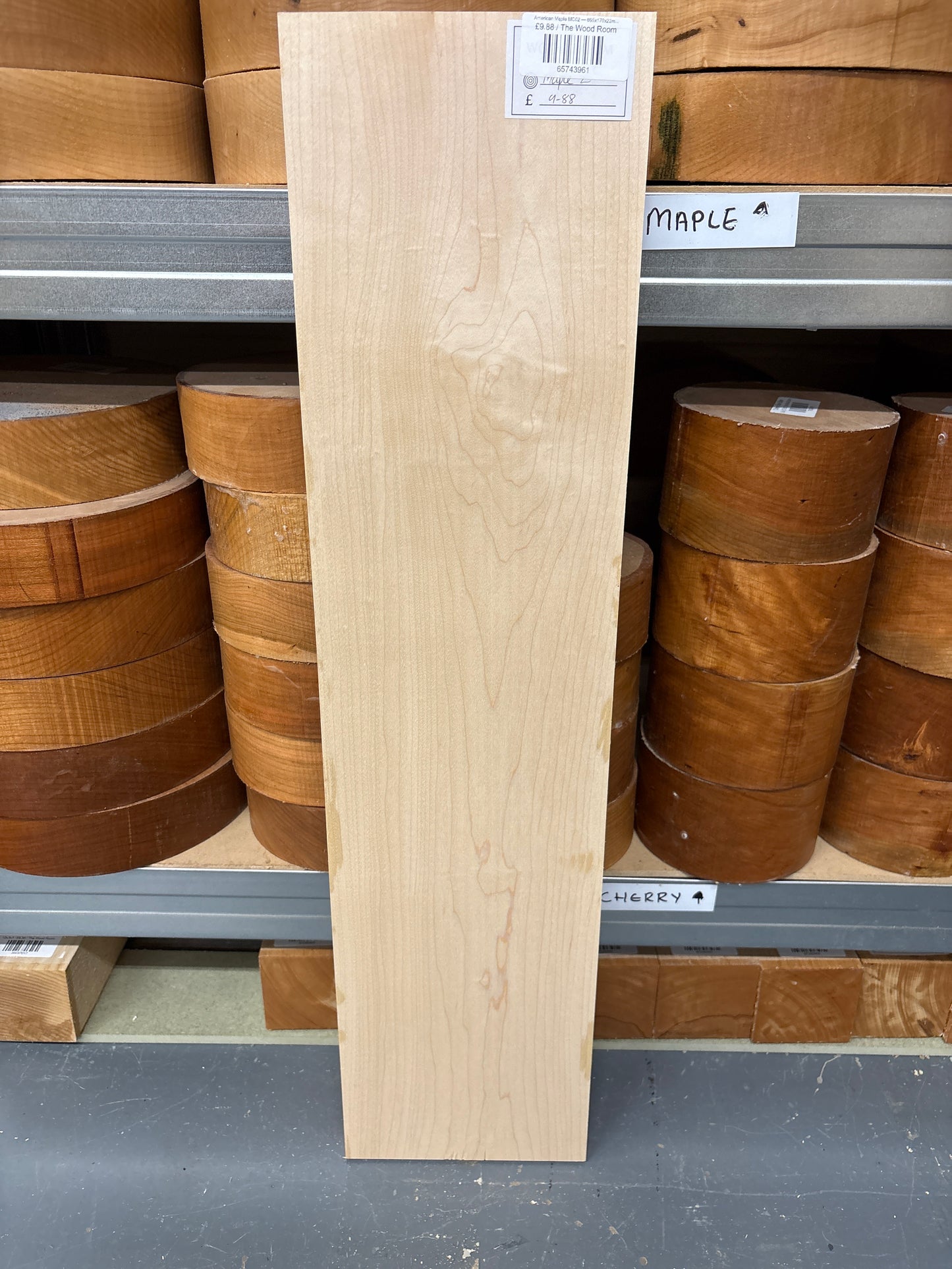 American Maple MC02 — 695x170x22mm (Cabinet Grade)