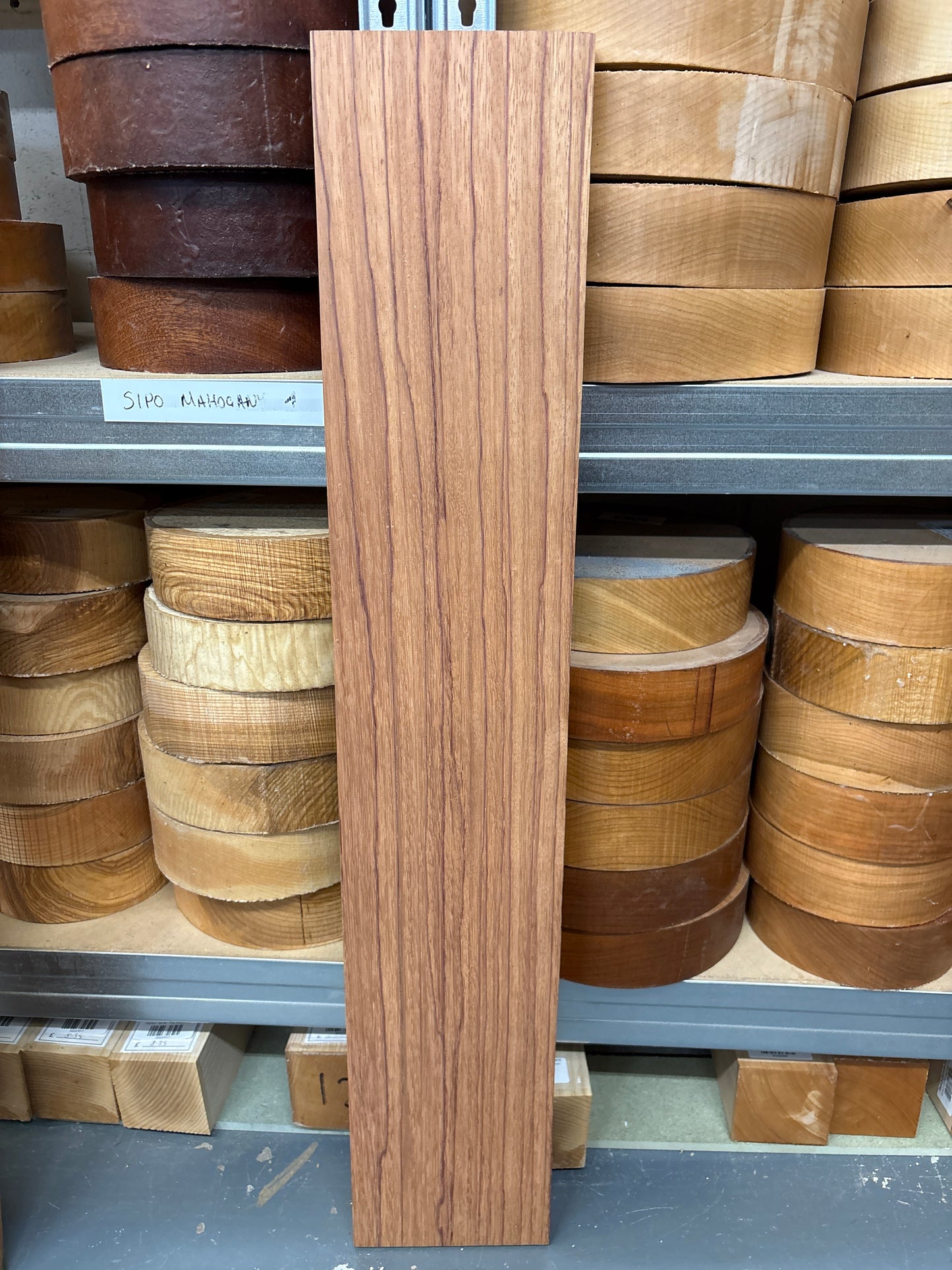 Red Zebrano Plank RZ04 — 795x145x23mm PAR