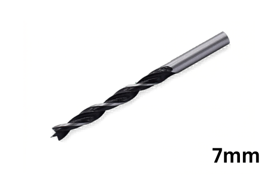 7mm Brad Point Drill Bit