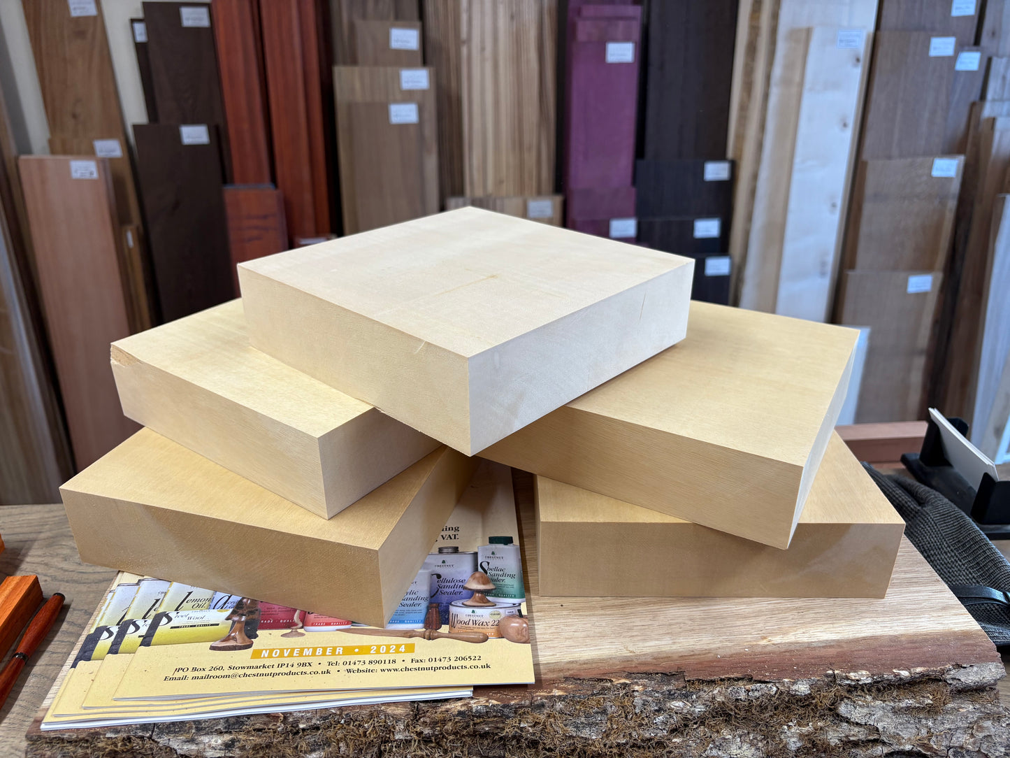 Jelutong Carving Blank 8x8x2"