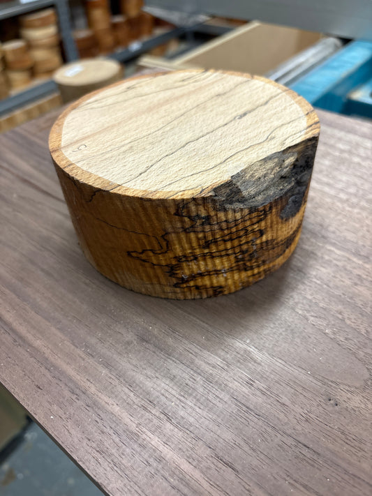 Spalted Beech Bowl Blank SBB05 — 135x60mm