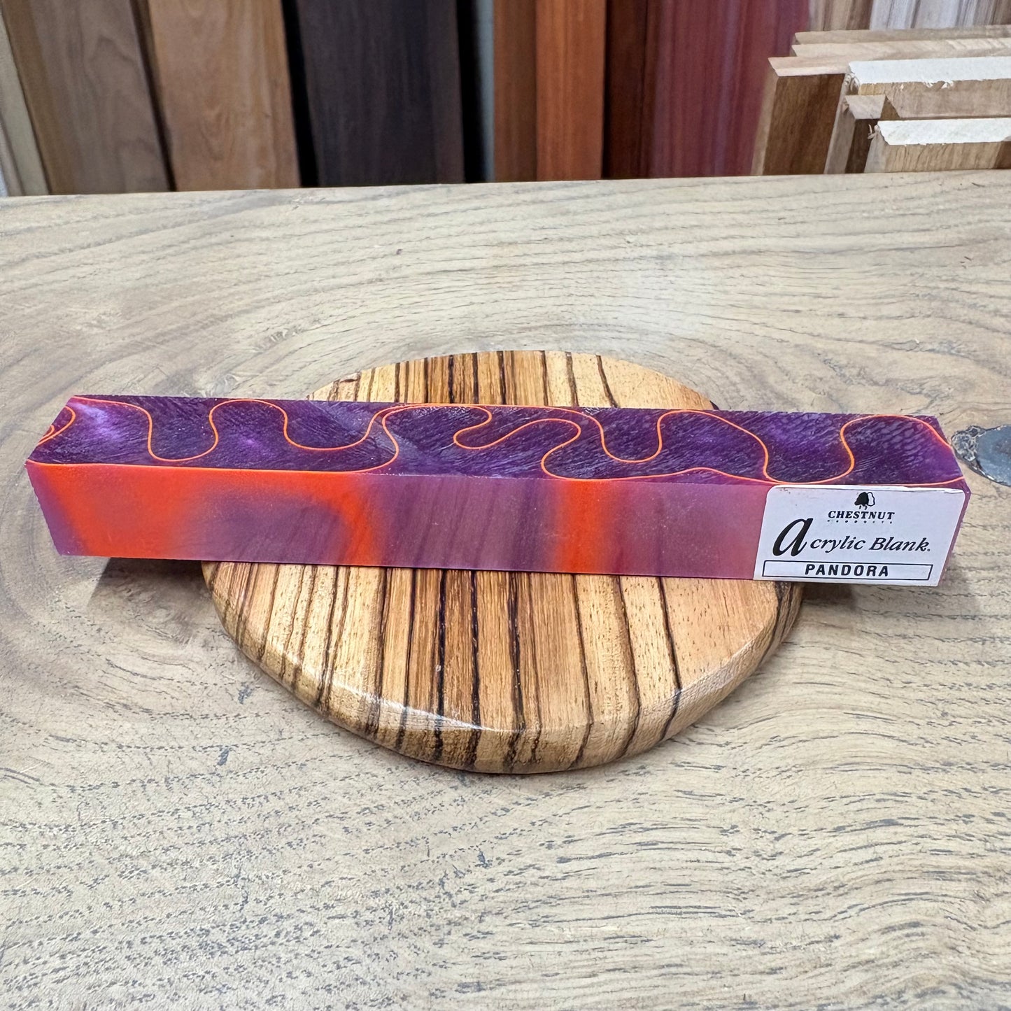 Pandora Acrylic Pen Blank — Chestnut Products