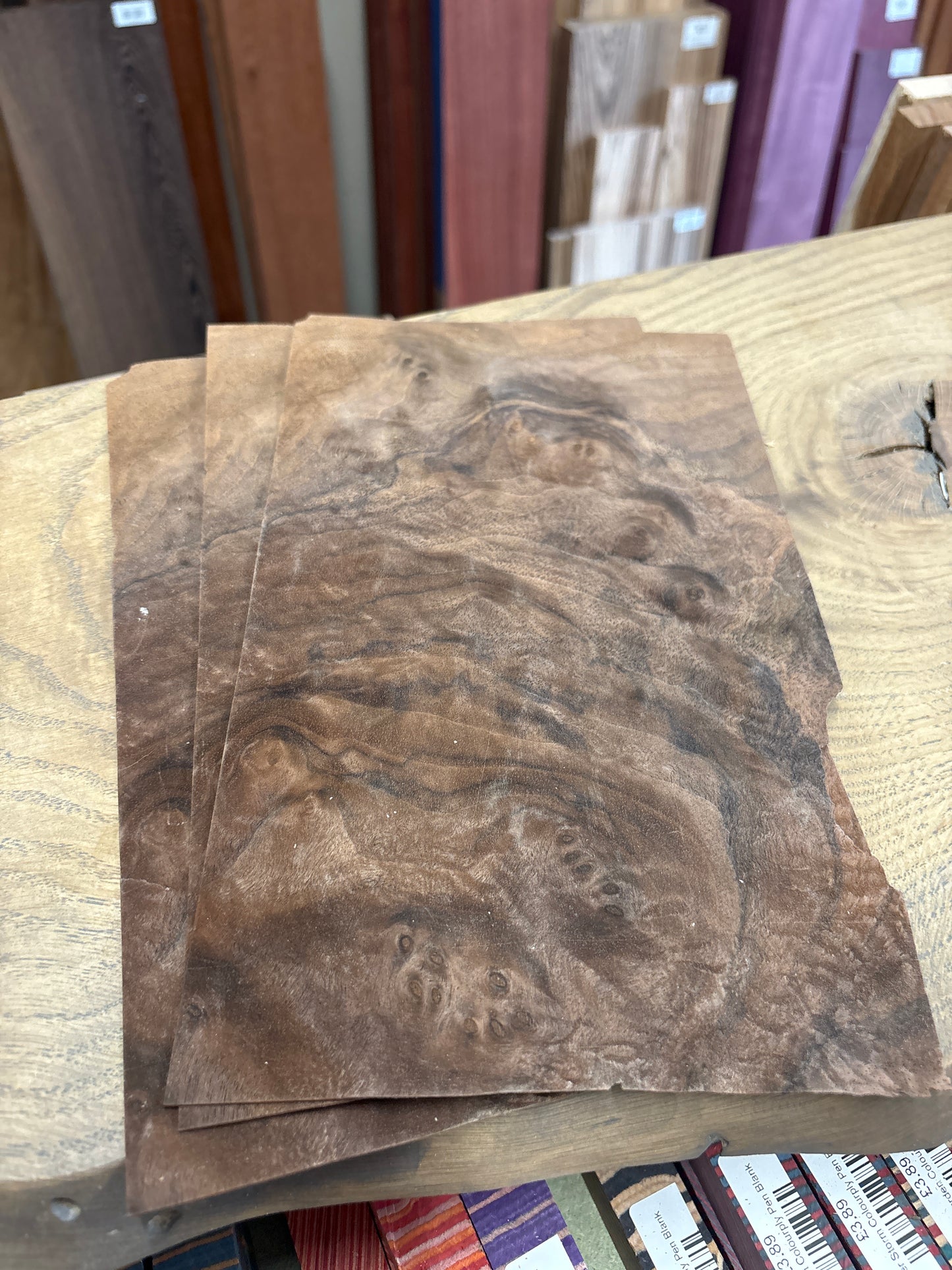 Figured Walnut Veneer