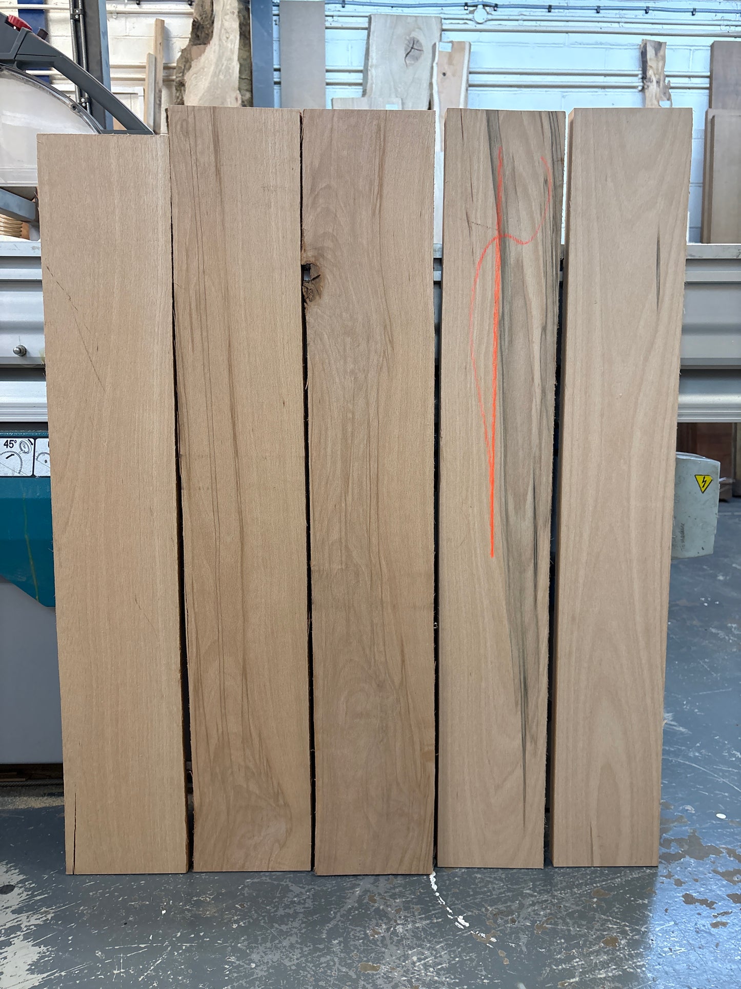 European Beech Project Pack #169 — 5 Sawn Planks
