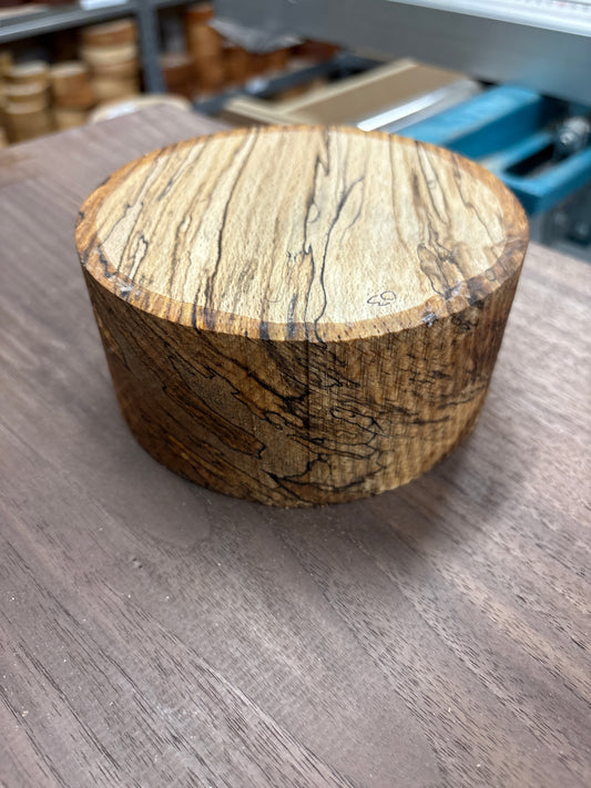 Spalted Beech Bowl Blank SBB03 — 135x60mm