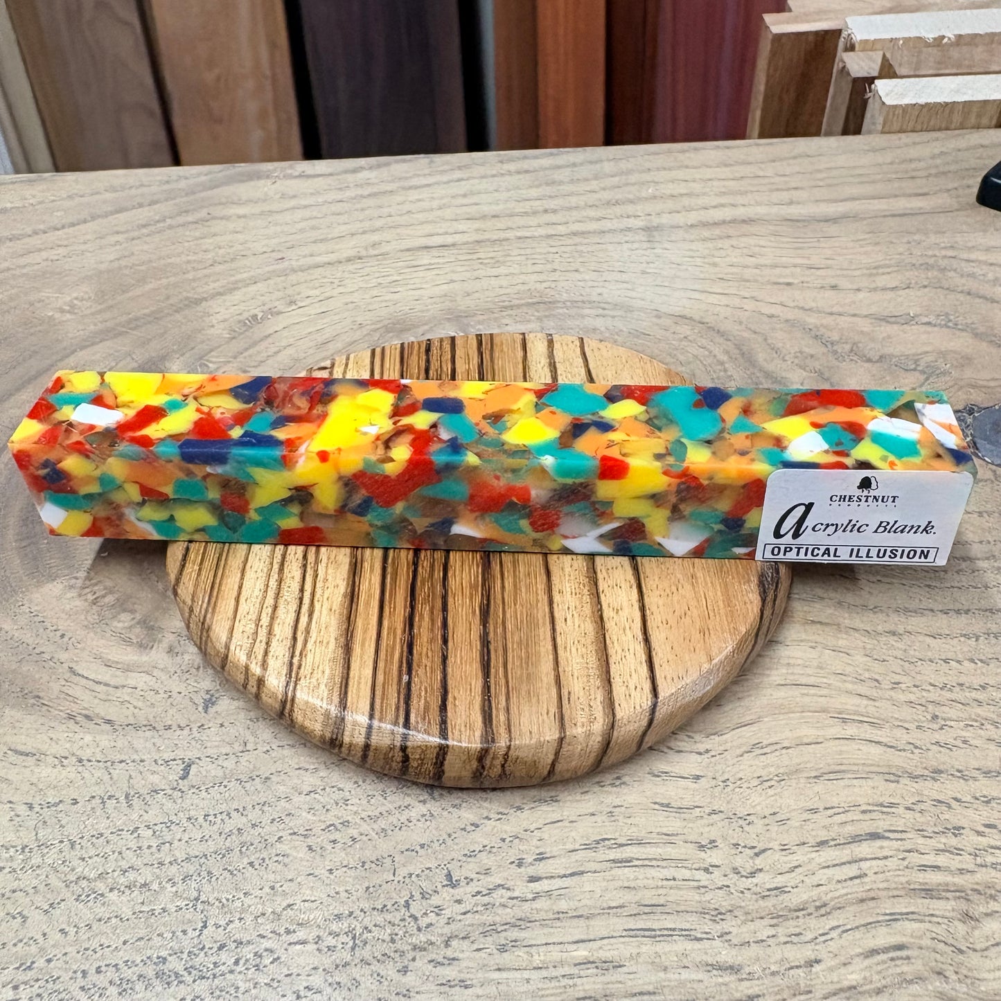 Optical Illusion Acrylic Pen Blank — Chestnut Products
