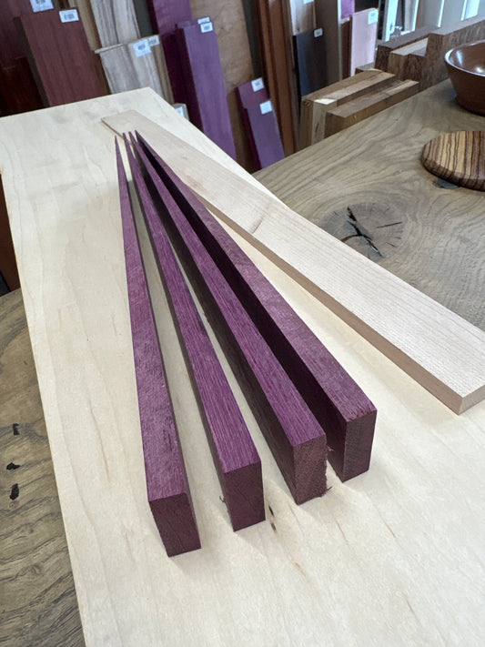 Purpleheart Pre-Cut Cue Splice