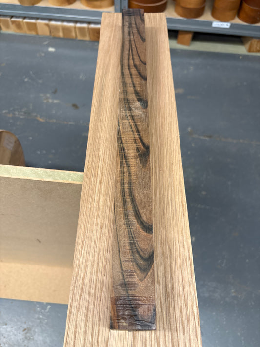 Mun Ebony Spindle Blank 04 — 47x36-38x36-38mm
