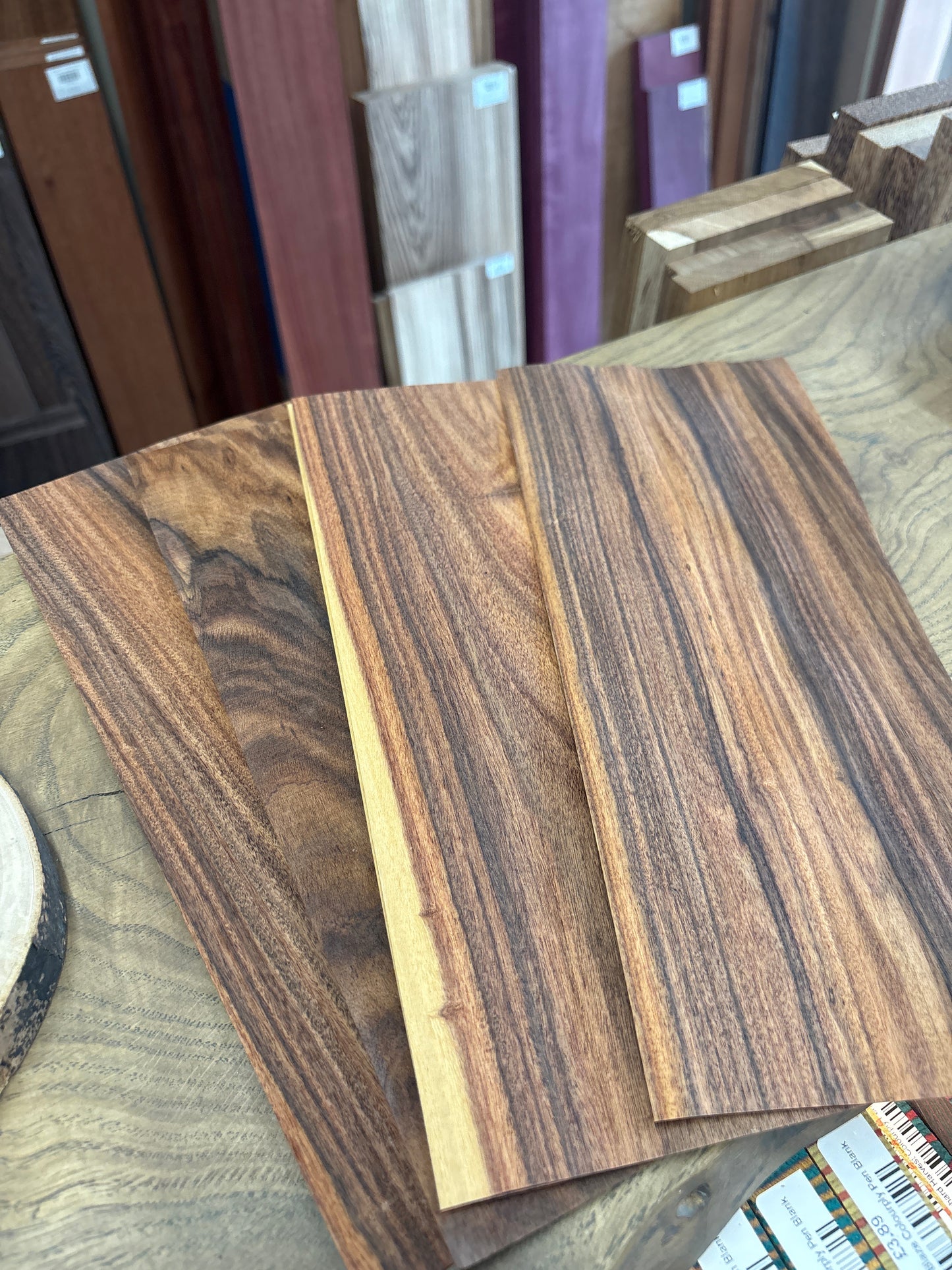 Bolivian Rosewood Veneer 300 x 125 x 0.6mm