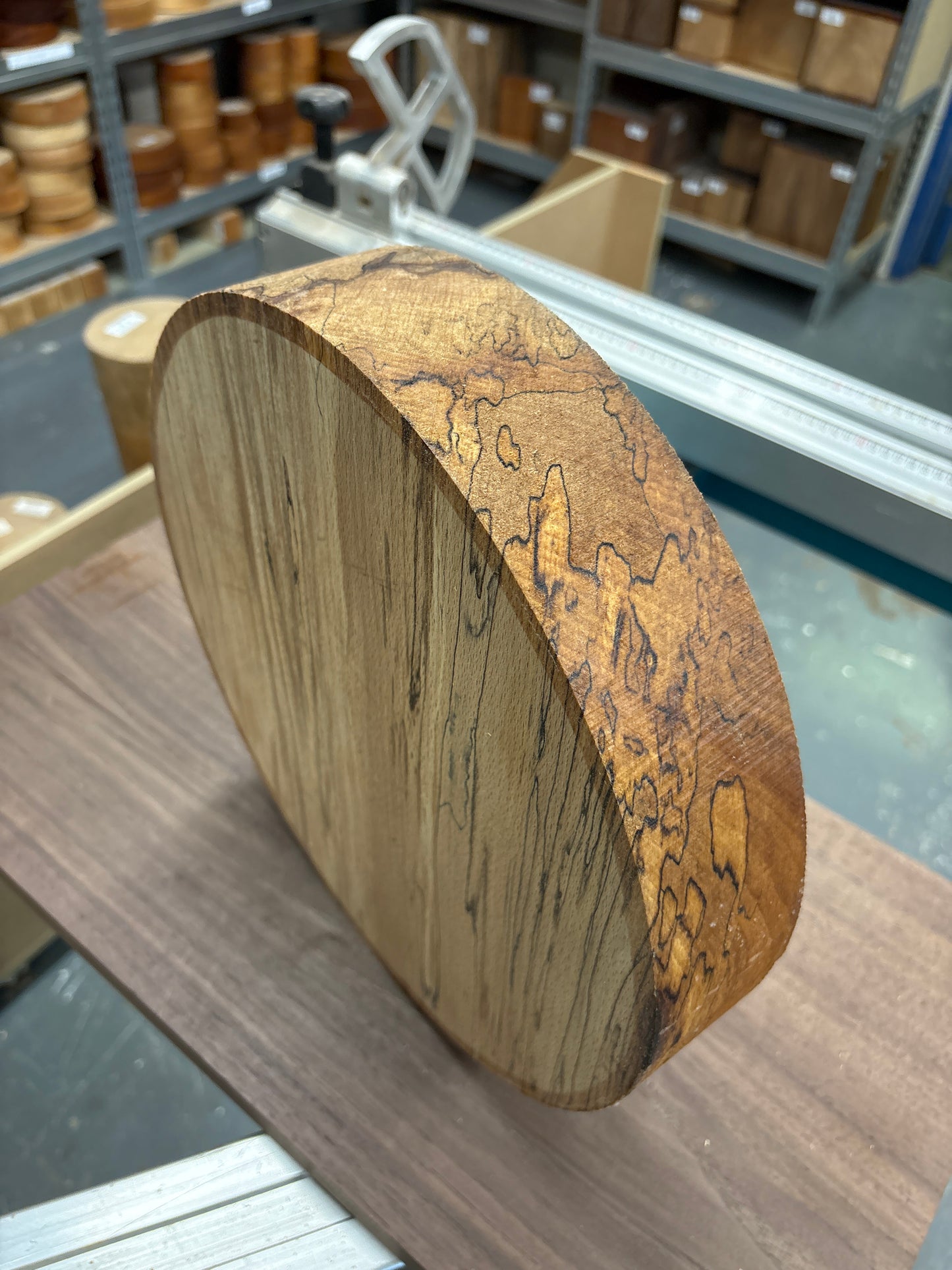 Spalted Beech Bowl Blank SBB02 — 310x60mm