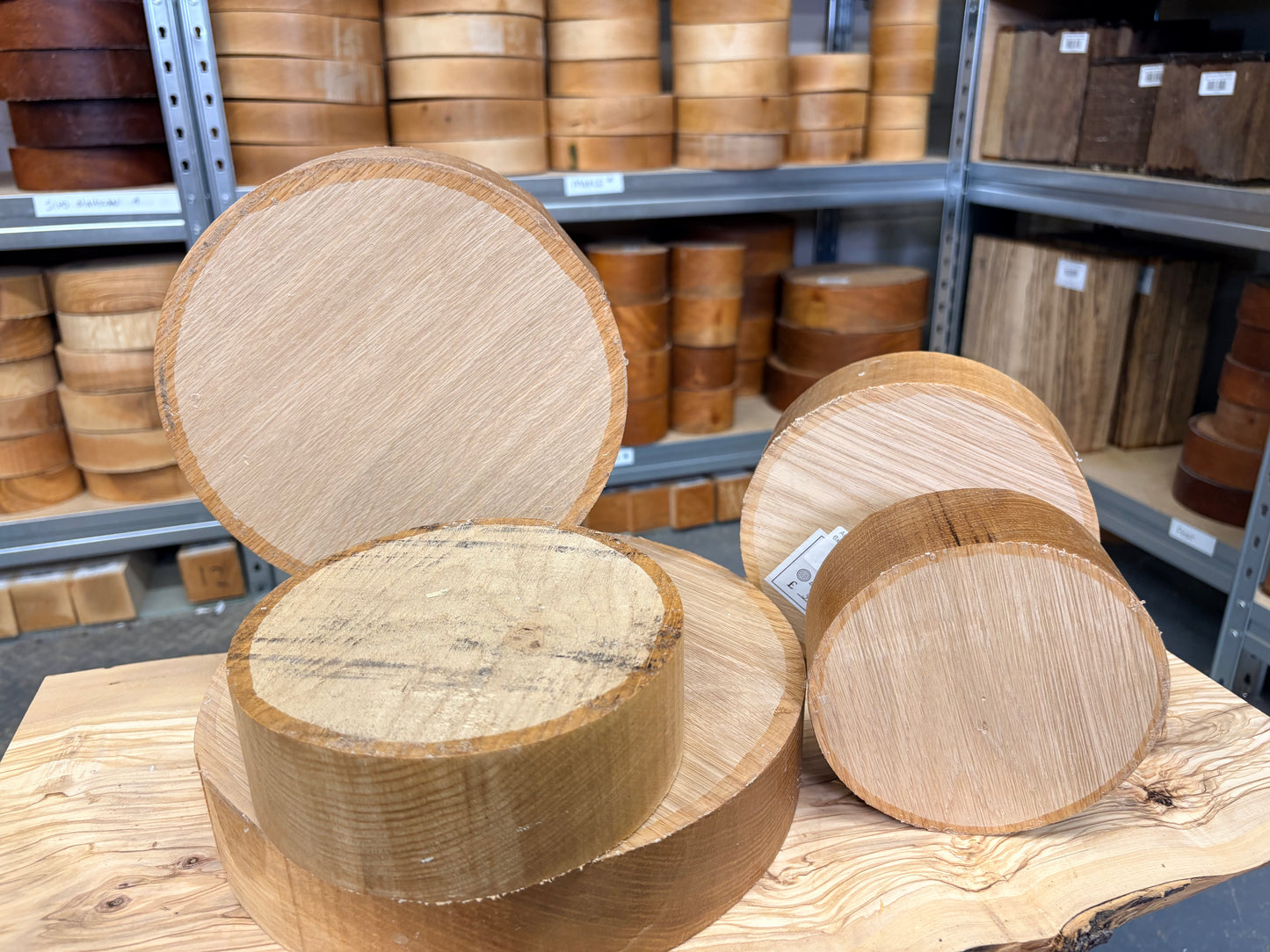 American White Oak Bowl Blank
