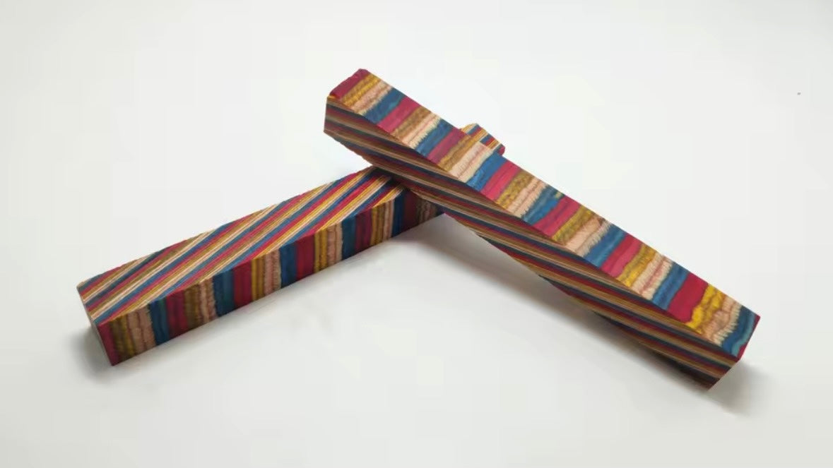 Mardi Gras Colourply Pen Blank