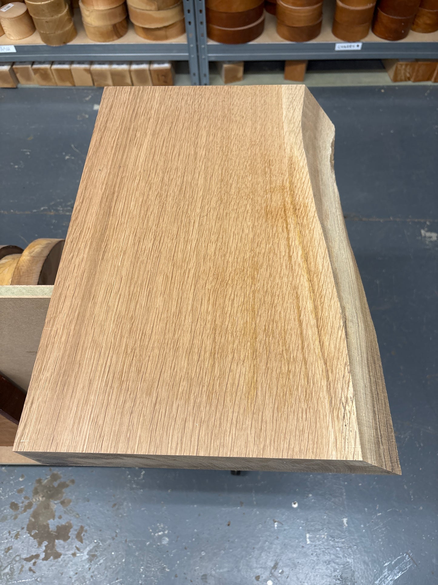 European Oak Chopping Board Blank CBB05 — 495x330-350x72mm