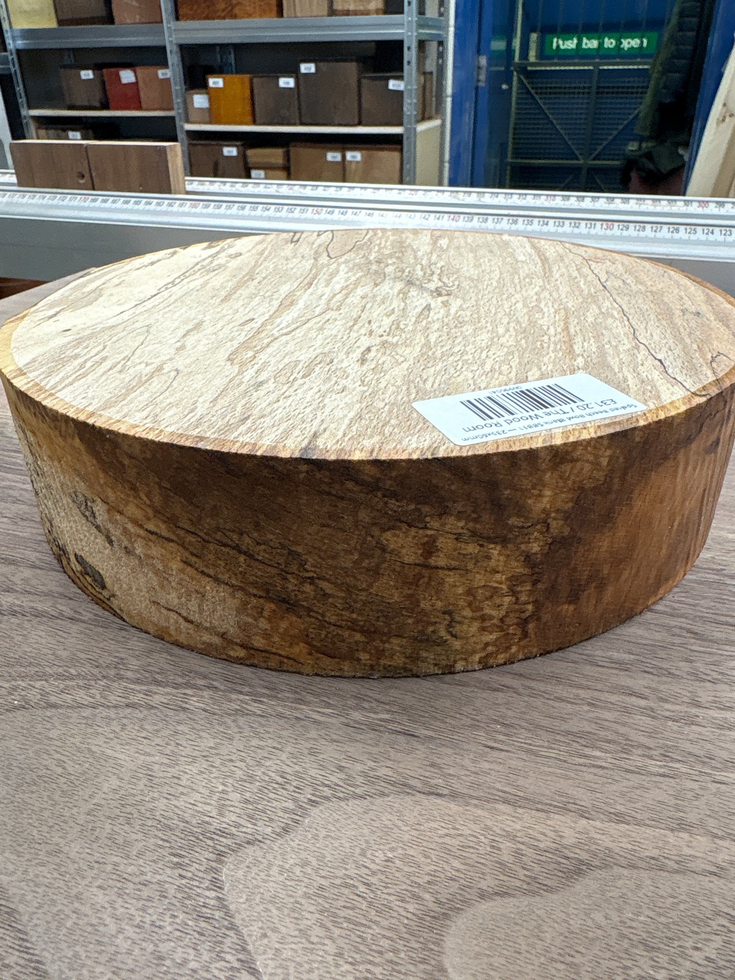 Spalted Beech Bowl Blank SBB11 — 235x60mm