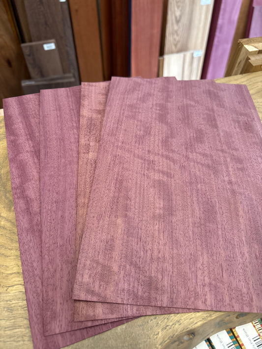 Purpleheart Veneer 300 x 190 x 0.6mm