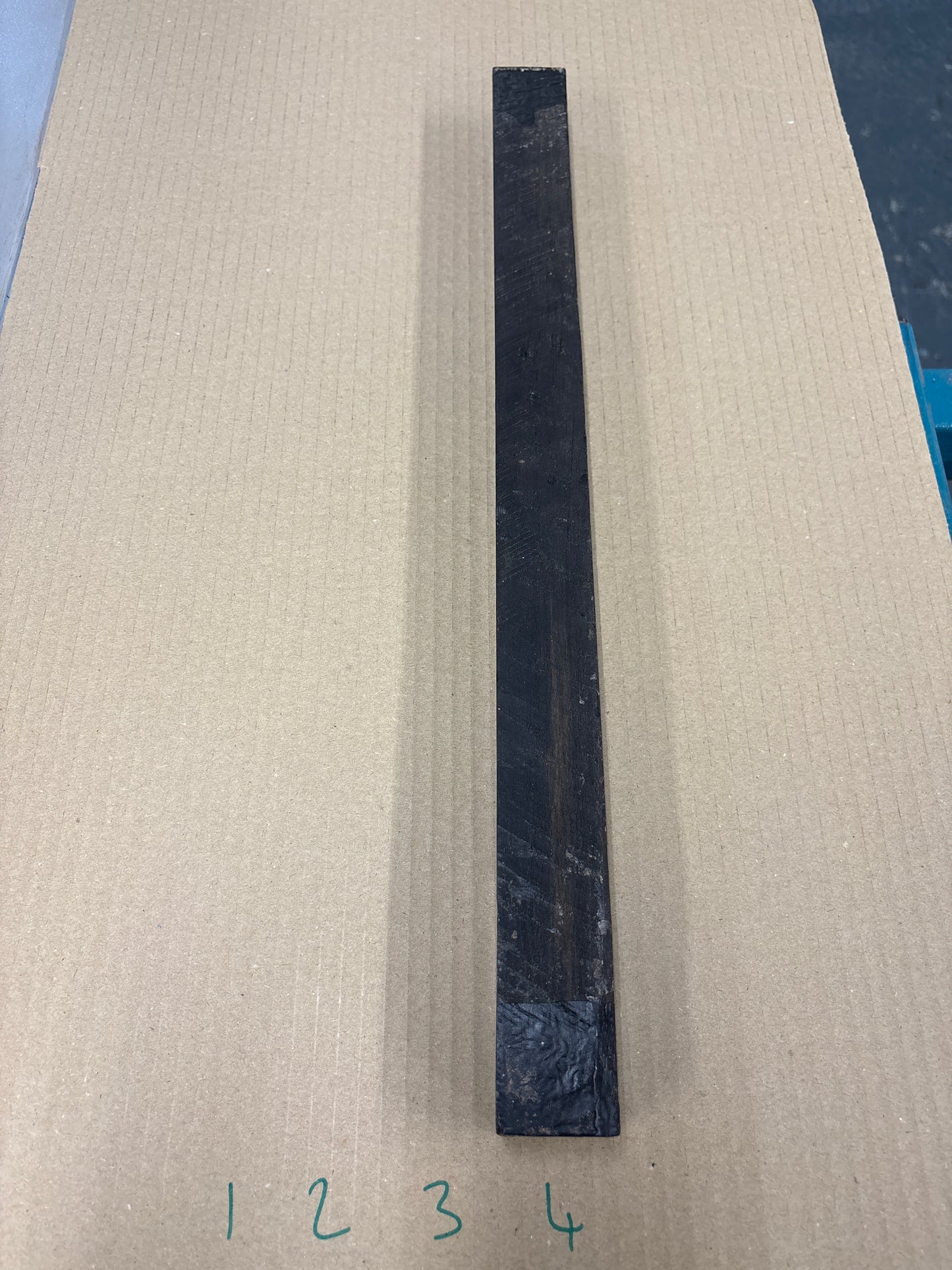 African Ebony Spindle Blank N01 – 490 x 36 x 36mm