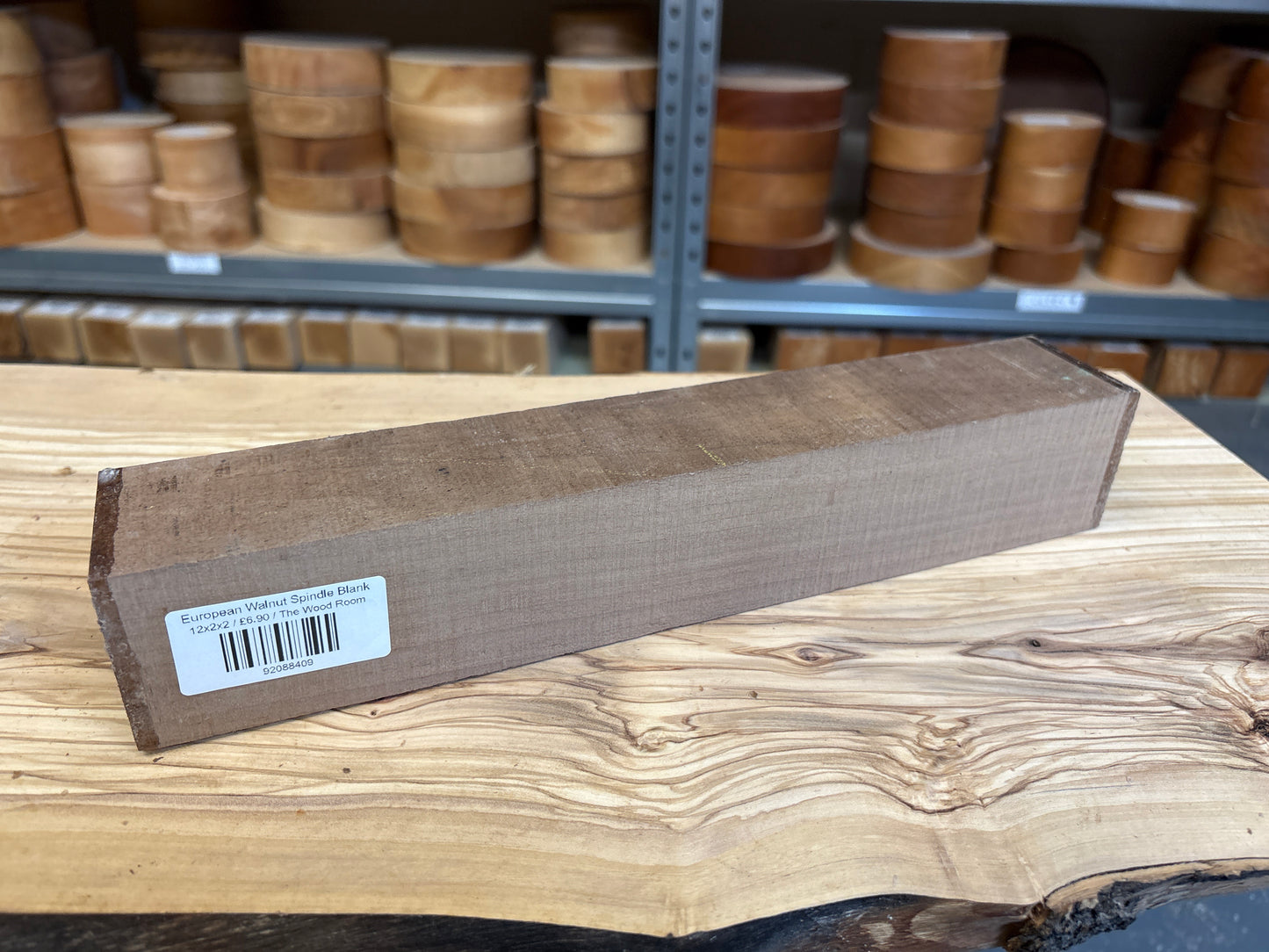 European Walnut Spindle Blank