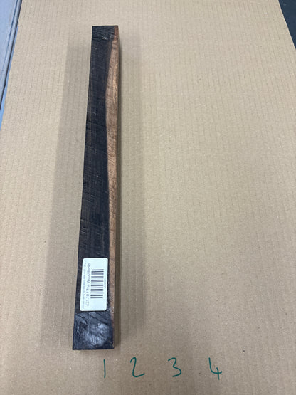 African Ebony Spindle Blank N04 – 420 x 36 x 36mm