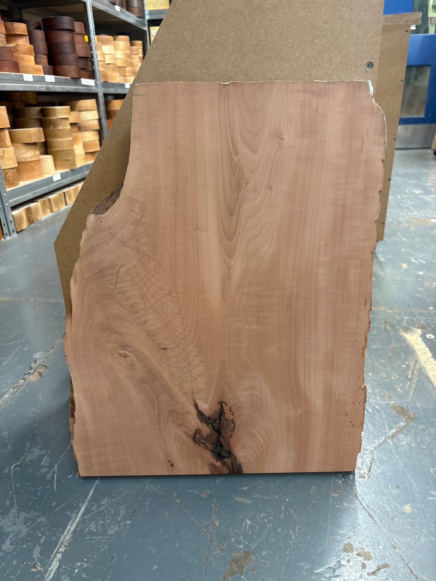 Swiss Pear SP09 — 505x290-410x38mm Double Live Edge