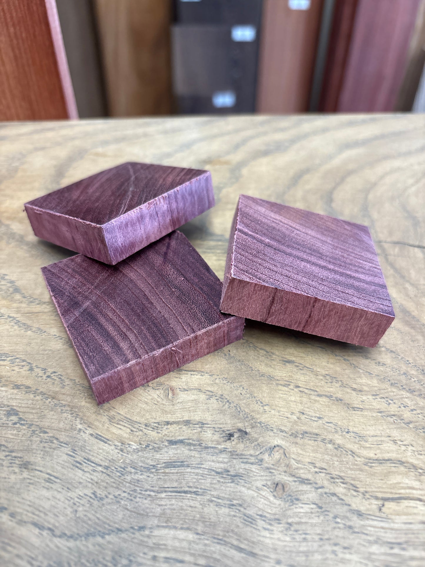 Purpleheart Wooden Ring Blank