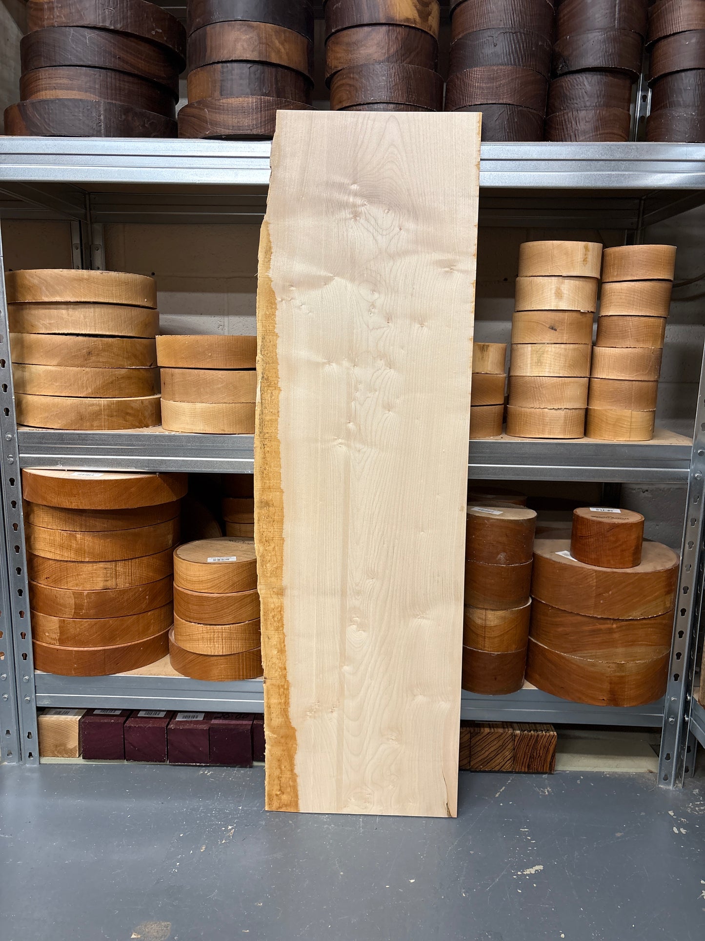 Sycamore SYC07 — Live Edge Ripple Plank, 1120x300/340x21mm