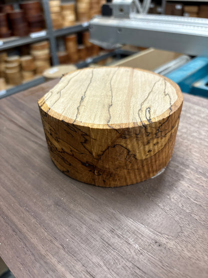 Spalted Beech Bowl Blank SBB05 — 135x60mm