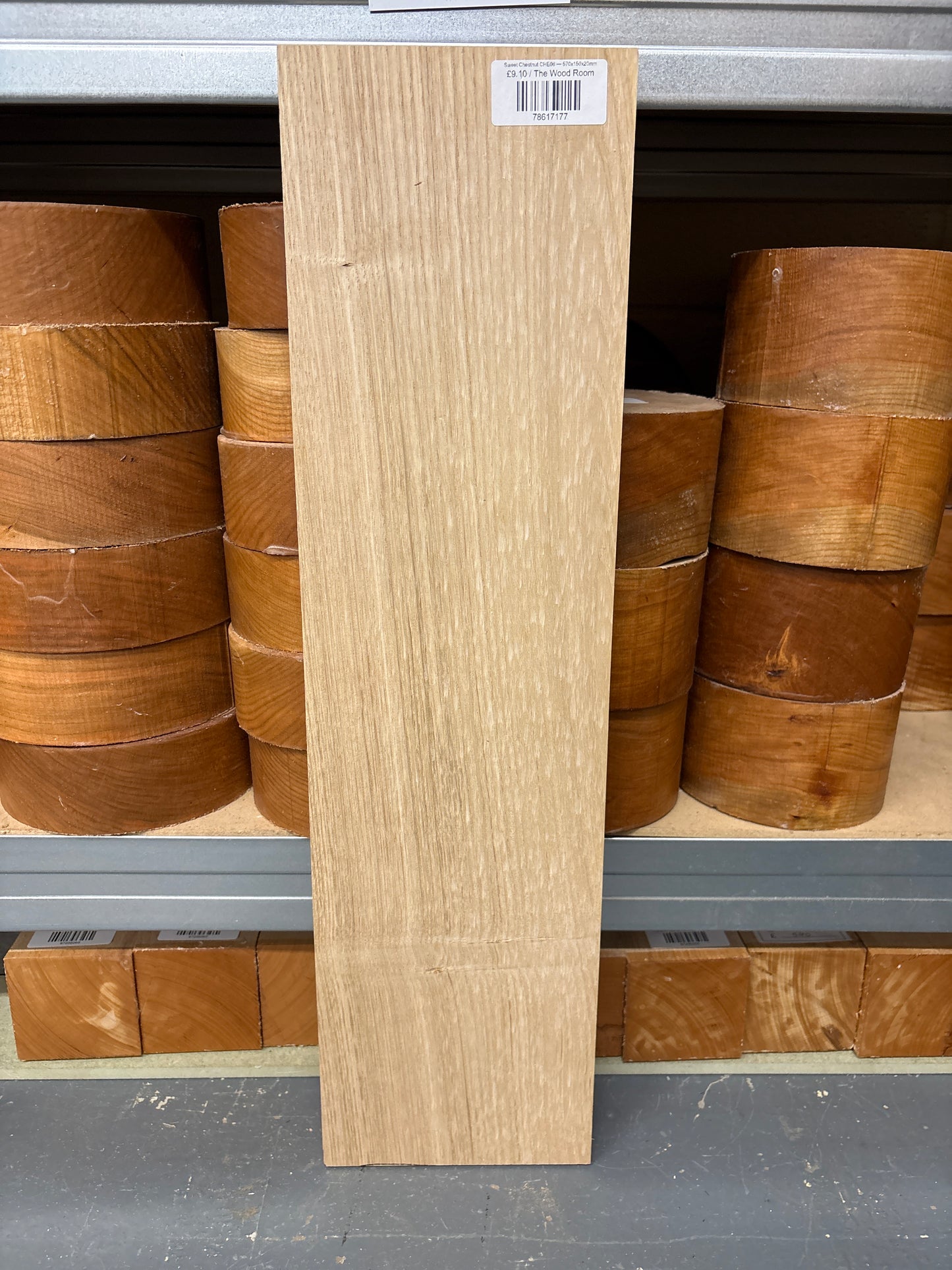 Sweet Chestnut CHE06 — 570x150x20mm