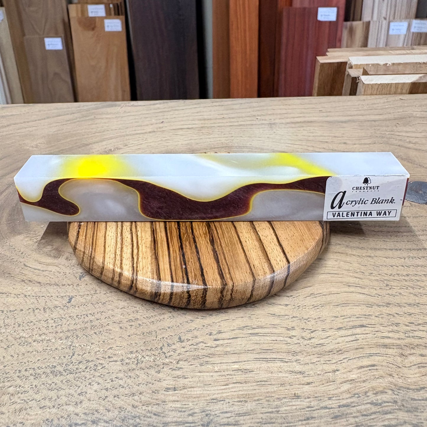 Valentina Way Acrylic Pen Blank — Chestnut Products
