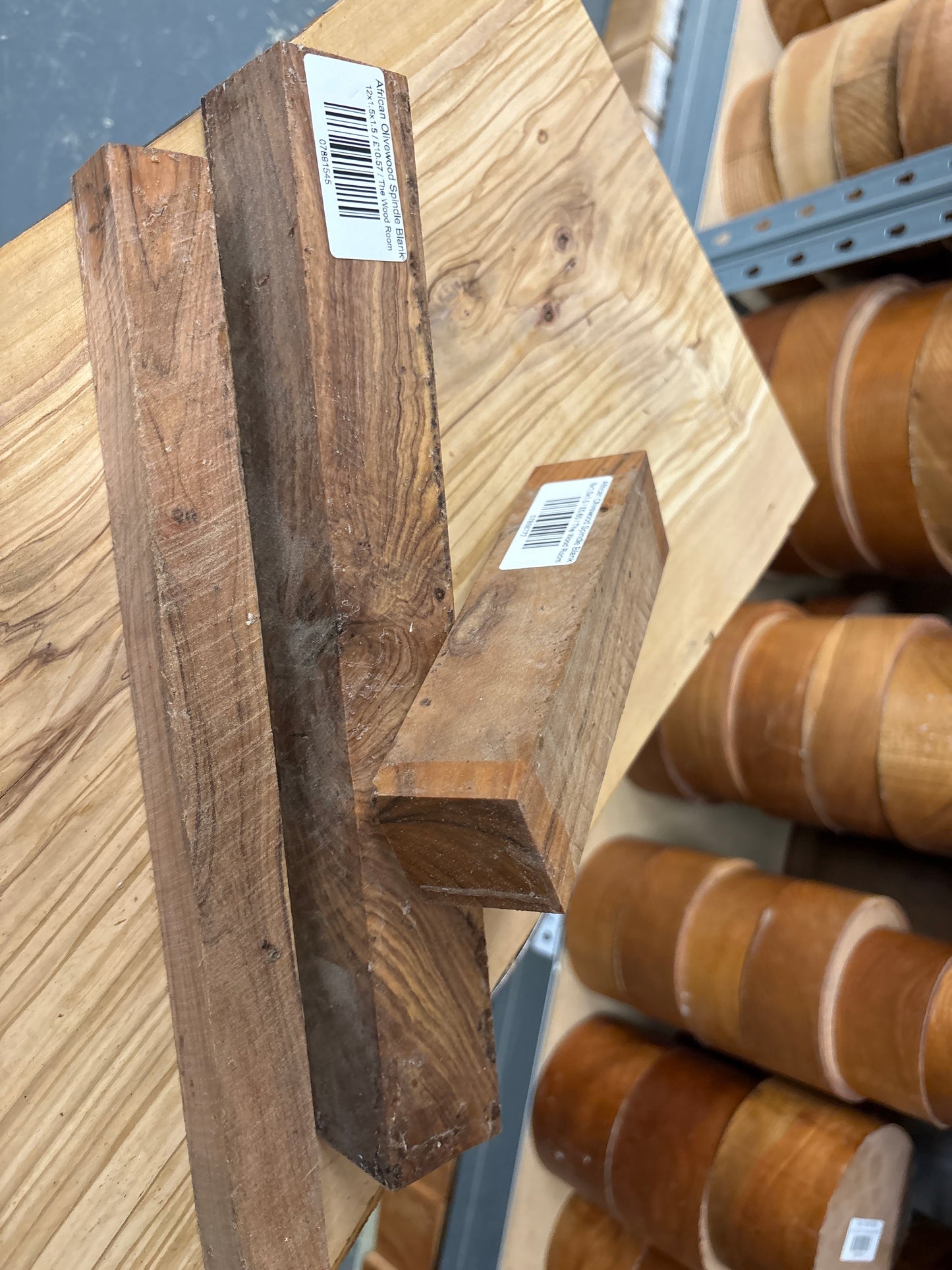 African Olivewood Spindle Blank