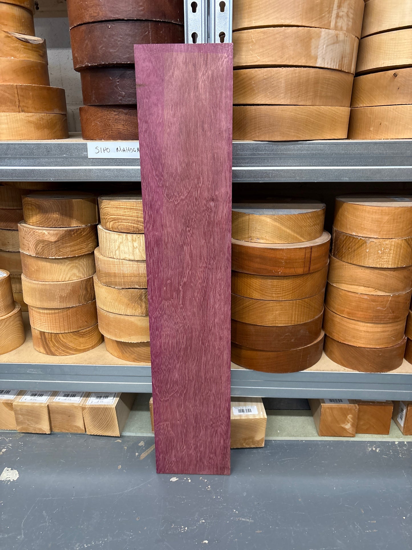 Purpleheart Plank PH1 — 760x145x22mm PAR