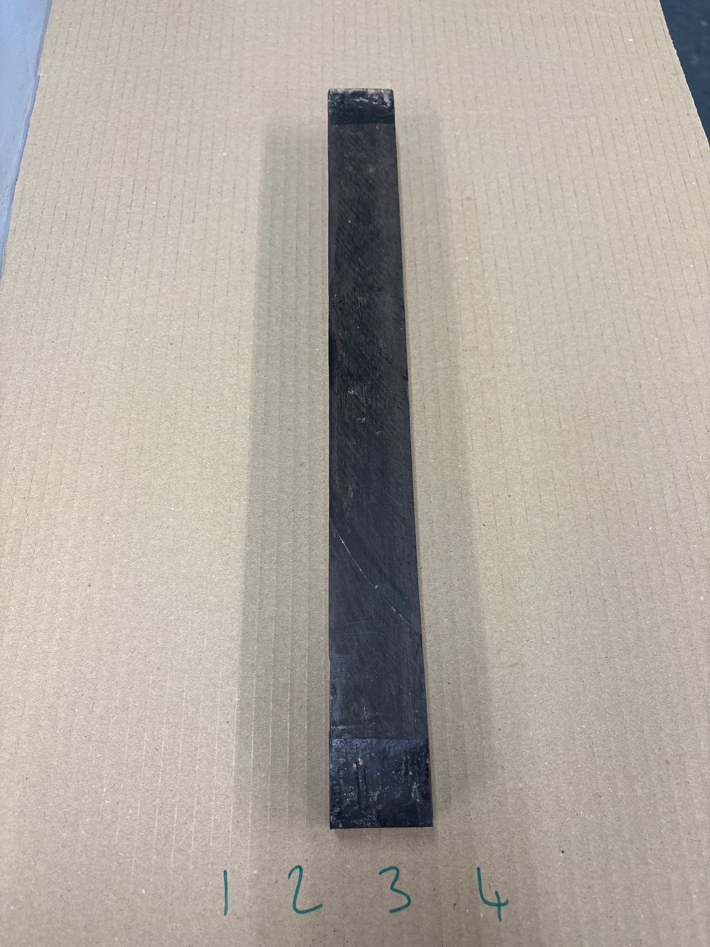 African Ebony  Spindle Blank N02 – 400 x 36 x 36mm