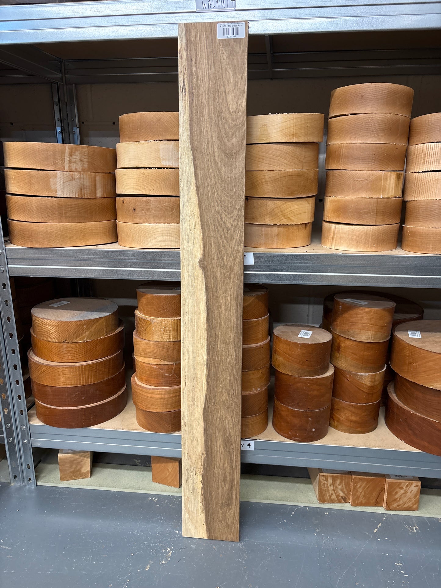 Kiaat K10 — 1035x125x17mm Planed Faces
