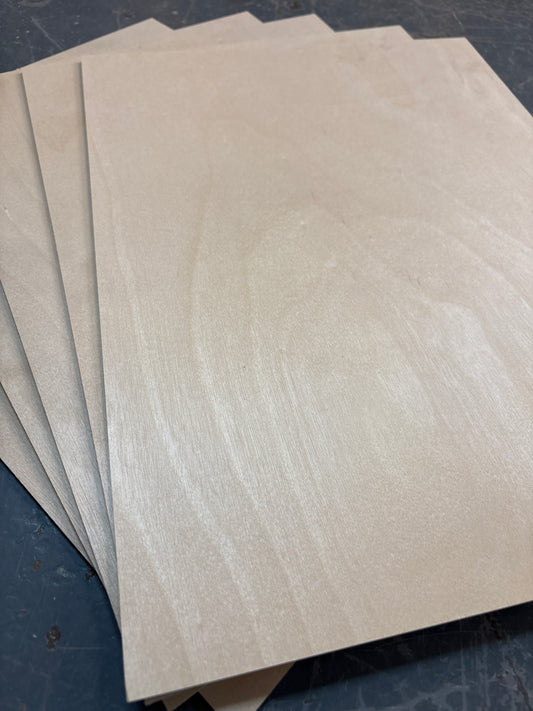 3mm KoskiPly Birch Plywood Sheet – 400 x 300mm – B/B Grade