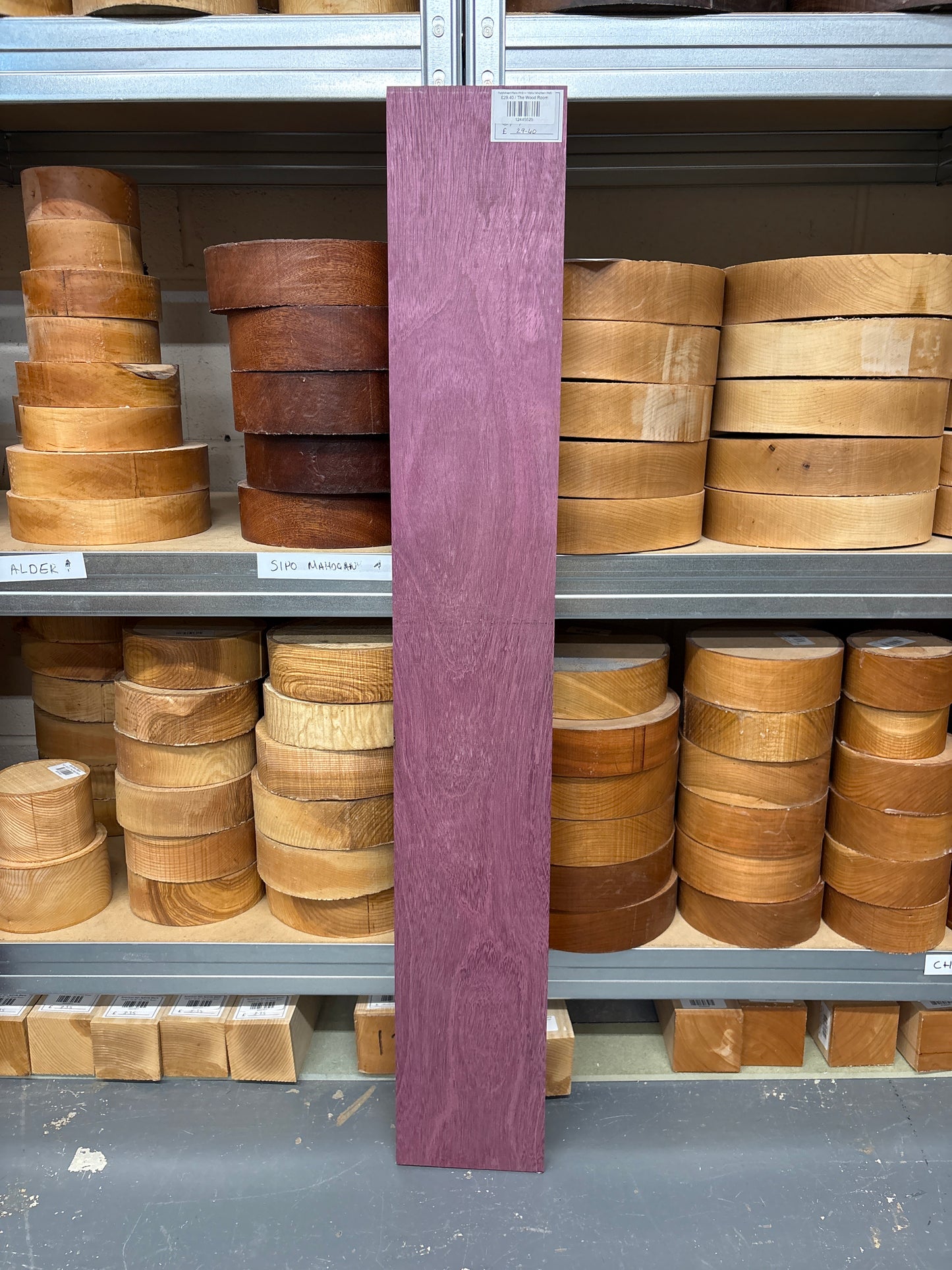 Purpleheart Plank PH3 — 1020x150x23mm PAR