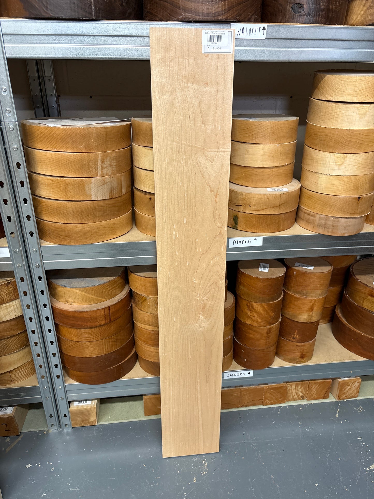 American Maple MP06 — 1070x165x23mm (Prime Grade)