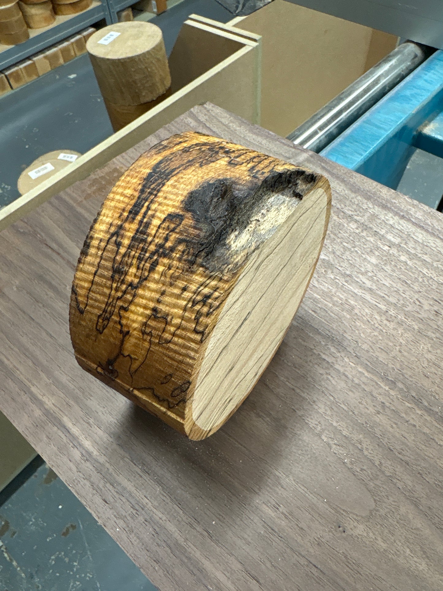 Spalted Beech Bowl Blank SBB05 — 135x60mm