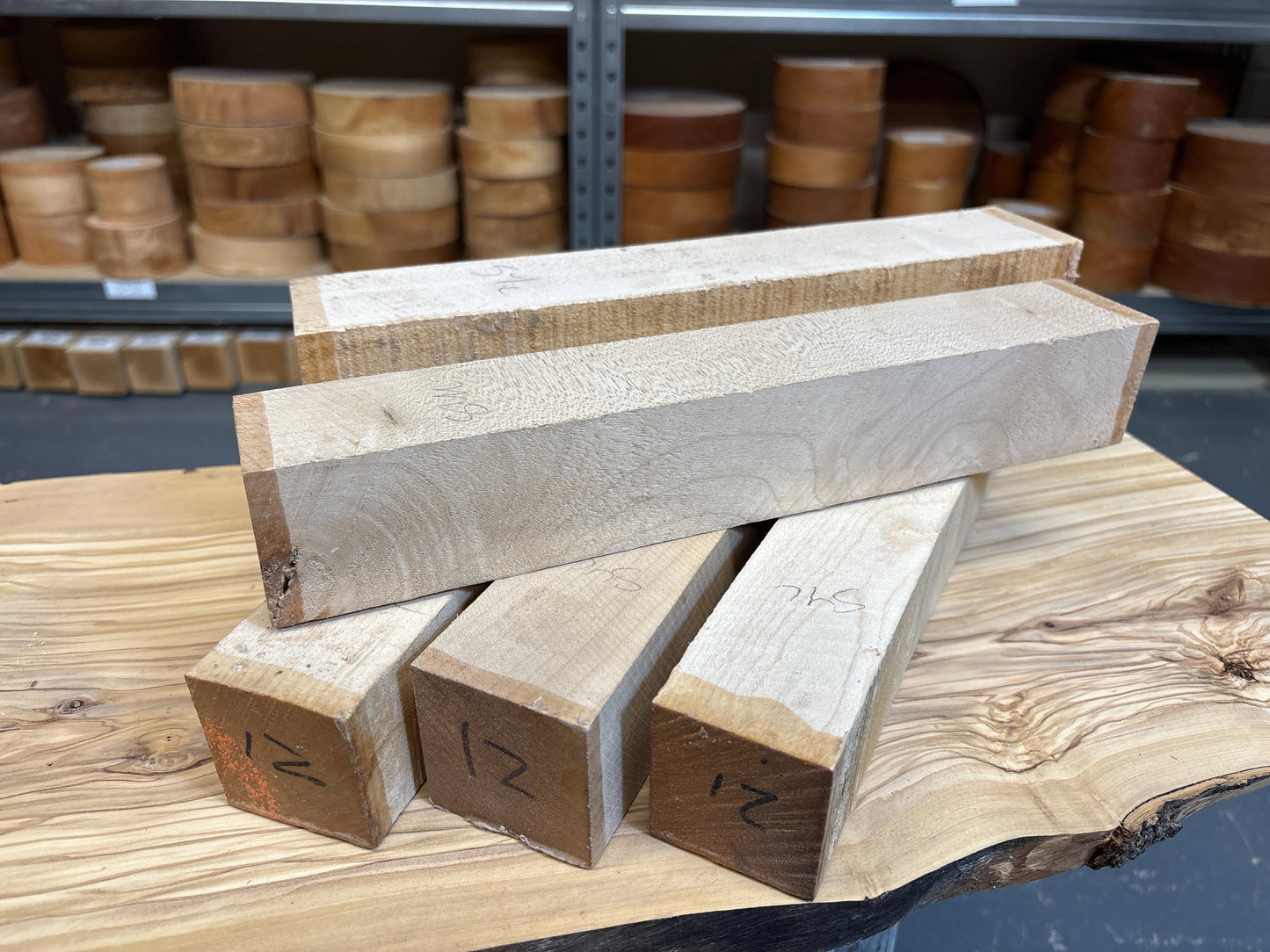 Sycamore Spindle Blank