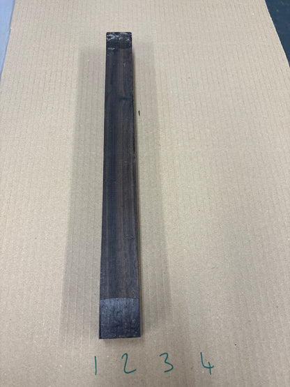 African Ebony  Spindle Blank N02 – 400 x 36 x 36mm