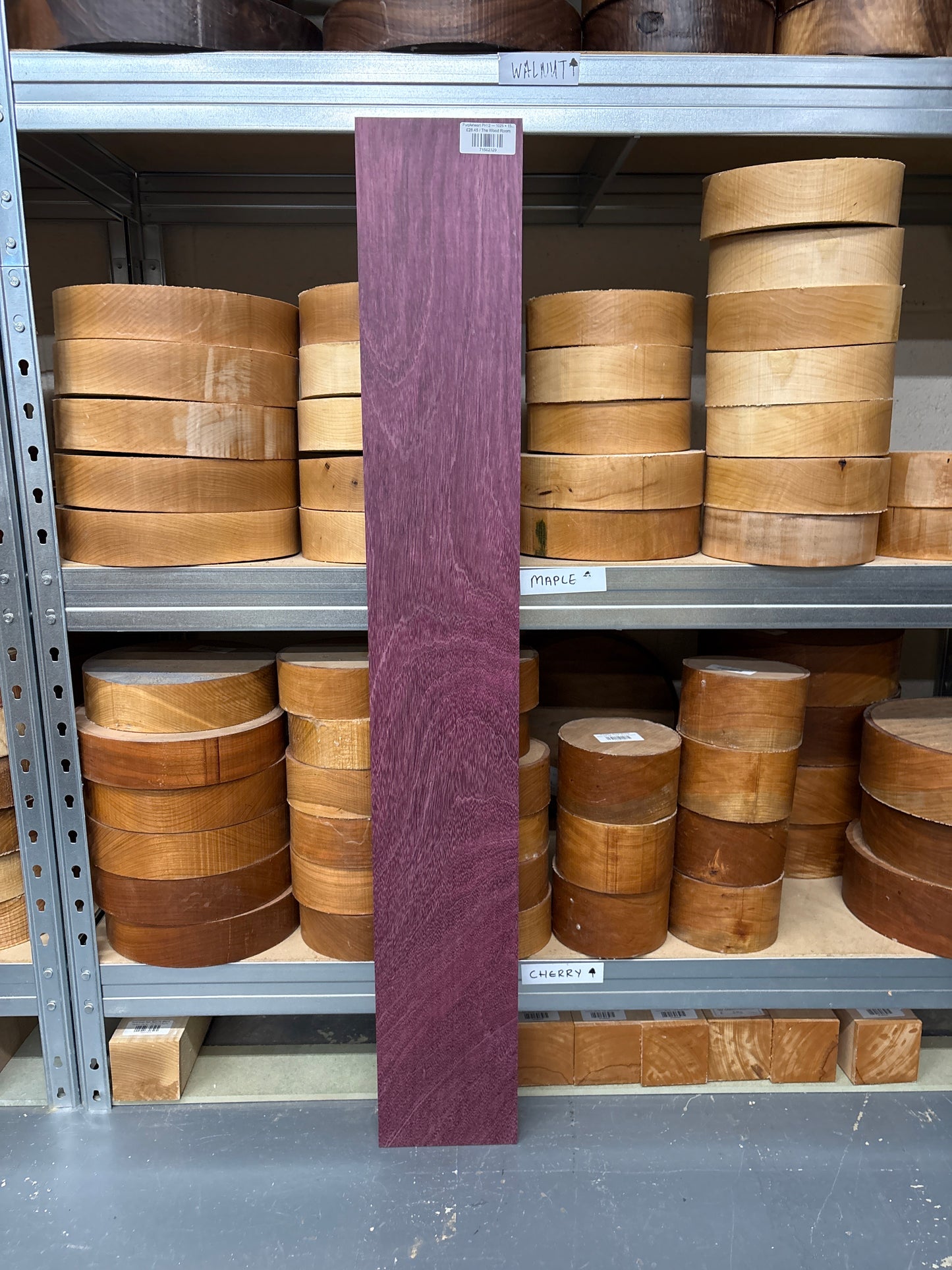 Purpleheart PH12 — 1025 × 150 × 20mm