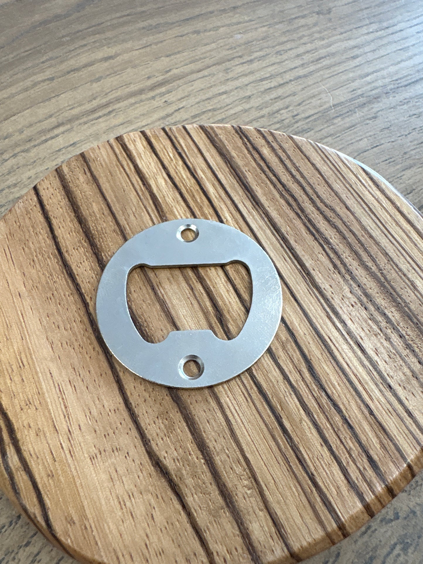Stainless Steel Bottle Opener Insert – 40mm