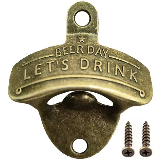 Wall Mounted Bottle Opener