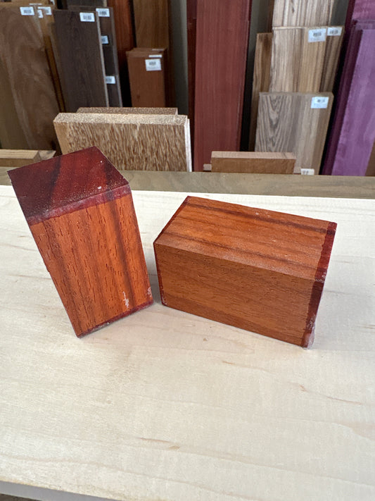 Padauk Bottle Stopper Blank