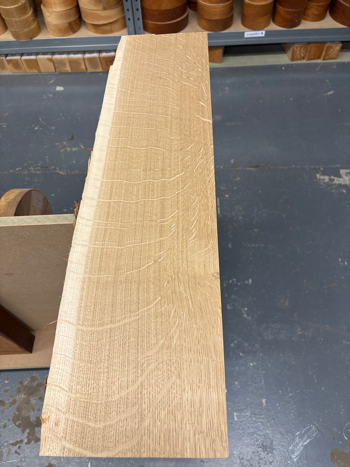 European Oak EUO10 — 720x180avg x46mm Quartersawn (Live Edge)