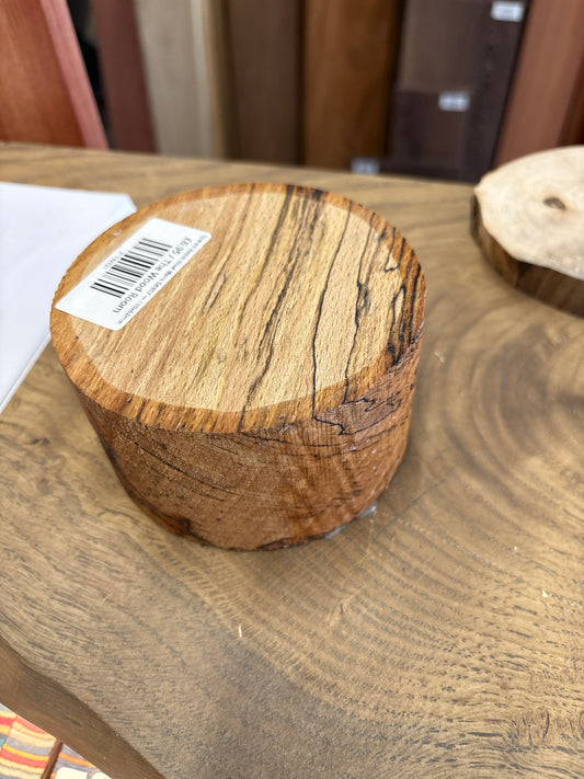 Spalted Beech Bowl Blank SBB07 — 110x62mm
