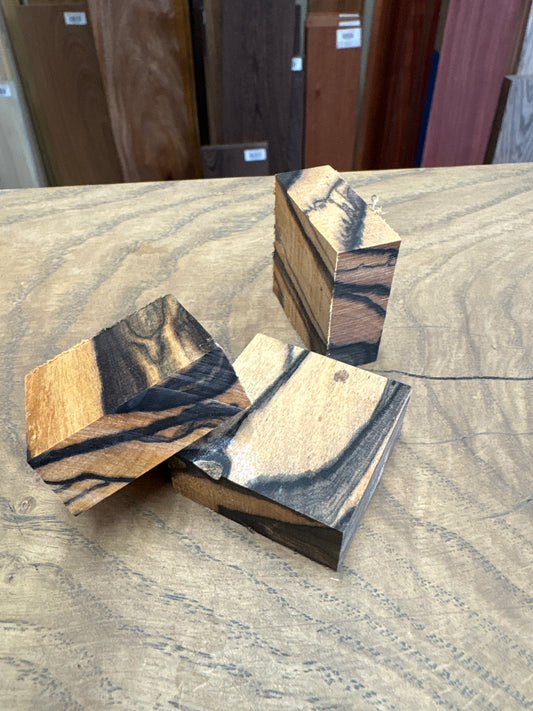 Pale Moon / Black & White Ebony Ring Blanks
